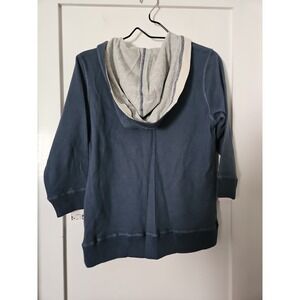 Caribbean Joe Blue 100% Cotton Full Zip Hoodie - Small - NWT